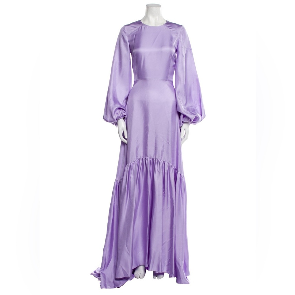 Finney 100% Silk (lavender/purple) evening gown.